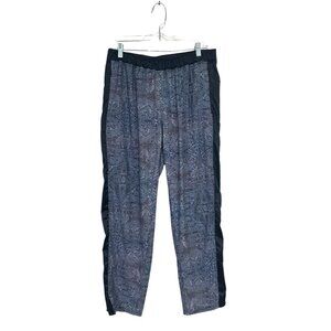 Lululemon Women's Rise & Shine Trouser Pants Printed Black Gray Size 8
